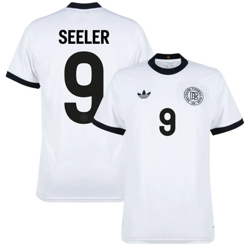 Camisa Alemania 125 Aniversario Seeler - Versión Fan - Blanca