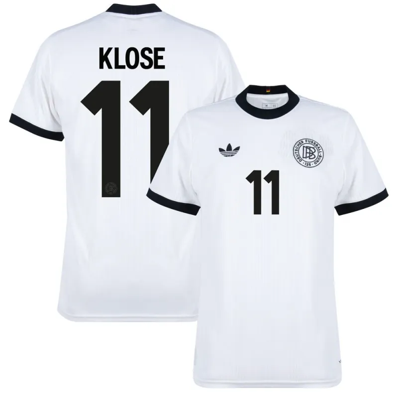 Klose Germany 125th Anniversary Jersey - Fan Version - White