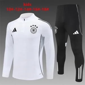 Deutschland 2025/26 Kinder Sportanzug weiß