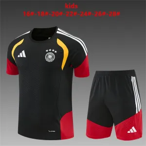 Deutschland 2026/27 Kinder Trainingsanzug schwarz