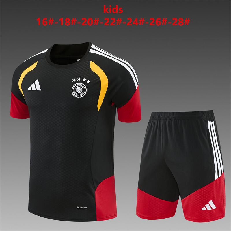 Deutschland 2026/27 Kinder Trainingsanzug schwarz