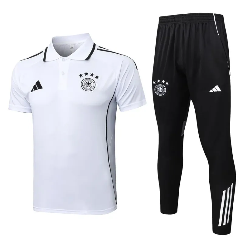 Deutschland 2025/26 Sport-Polo - Weiß