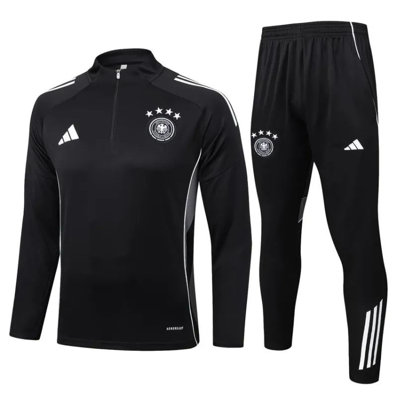 Deutschland 2025/26 Trainingsanzug - Schwarz