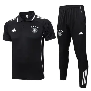 Deutschland 2025/26 Sport-Polo - Schwarz
