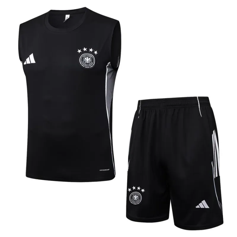 Ensemble Short et Débardeur Allemagne 2025/26 - Noir