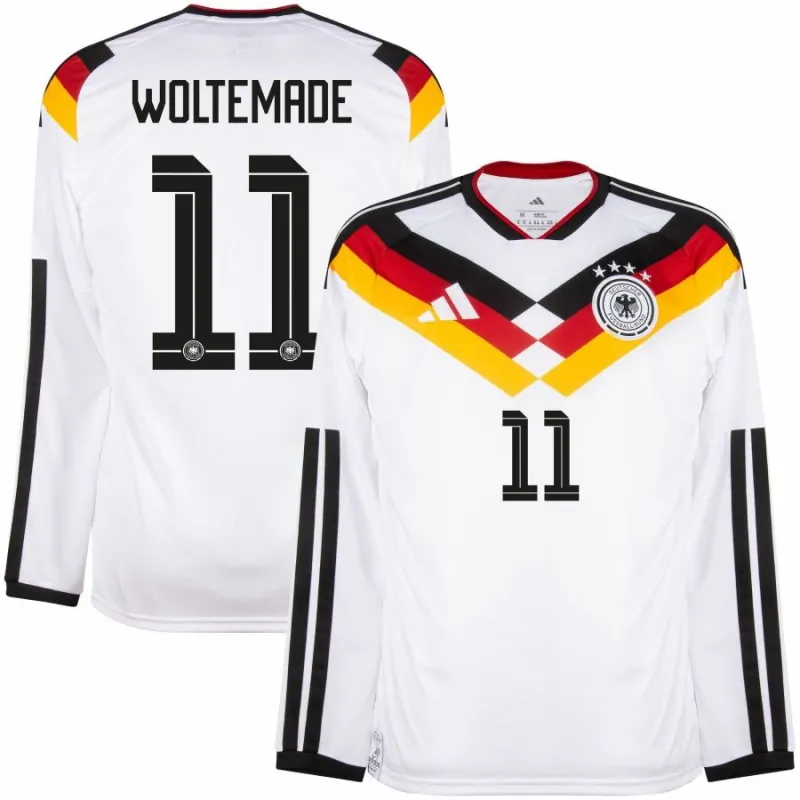Germania WOITEMADE 2026/27 Maglia home a maniche lunghe - Bianca
