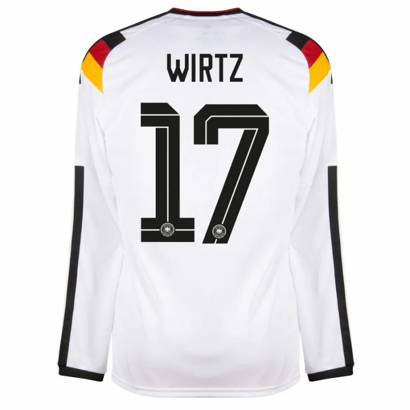 Alemania WIRTZ 2026/27 Camiseta local de manga larga - Blanca