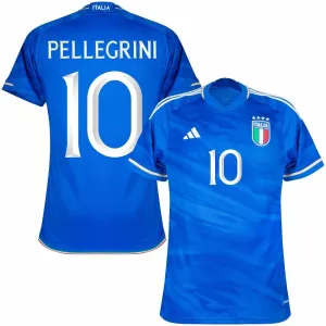 Le maillot domicile de l'Italie 2023/24 de Pellegrini - Bleu