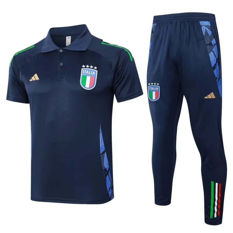Italienische POLO-Sportkleidung + Hosen 2024/25 - dunkelblau