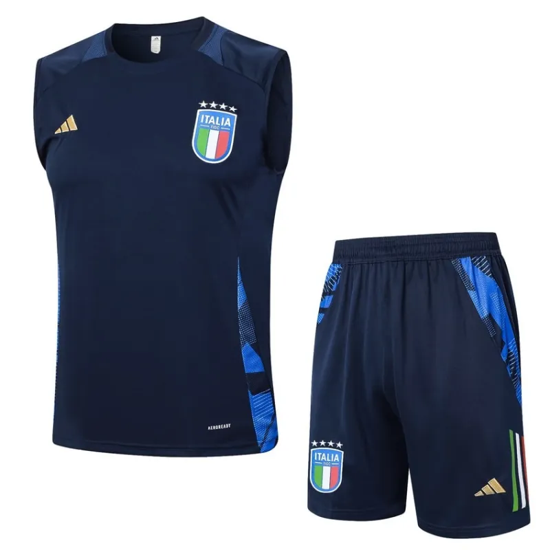 Italienische Weste und Shorts 2024/25 - dunkelblau