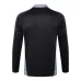 Italienische Langarm-Sportkleidung + Hosen 2024/25 - schwarz
