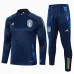 Italienische Langarm-Sportkleidung + Hosen 2024/25 - blau