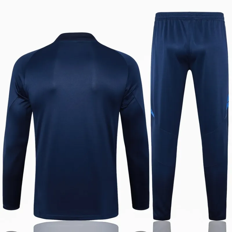 Italienische Langarm-Sportkleidung + Hosen 2024/25 - blau