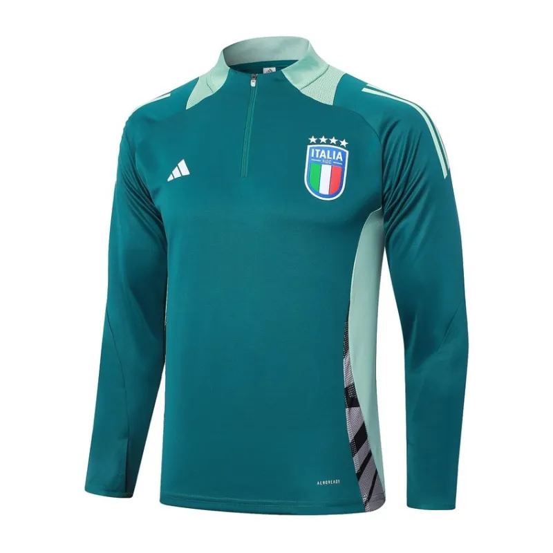 Italienische Langarm-Sportkleidung + Hosen 2024/25 - grün