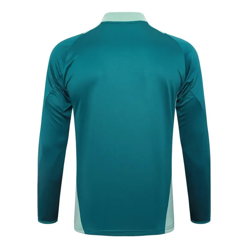 Italienische Langarm-Sportkleidung + Hosen 2024/25 - grün