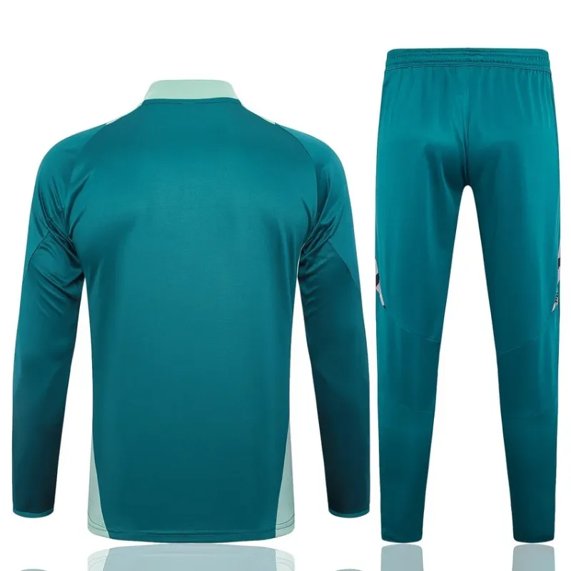 Italienische Langarm-Sportkleidung + Hosen 2024/25 - grün