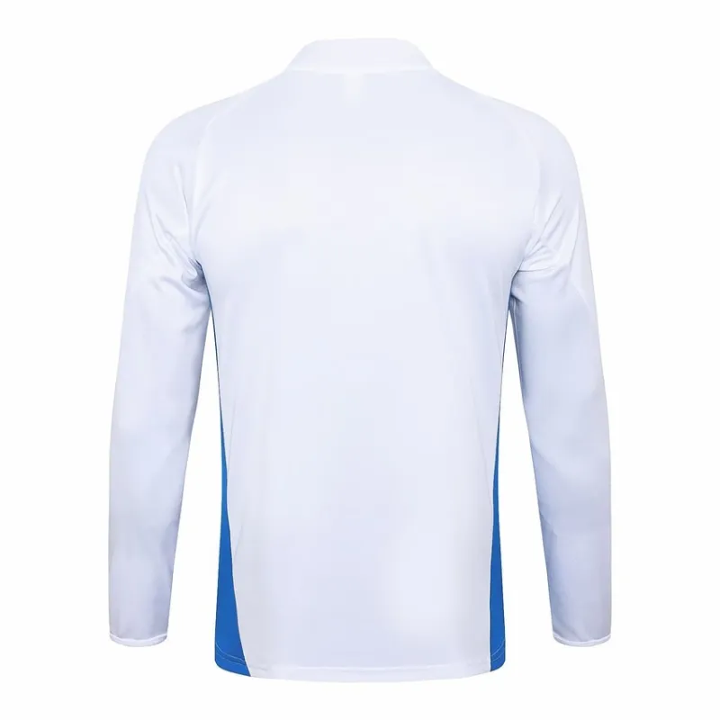 Italienische Langarm-Sportkleidung + Hosen 2024/25 - weiß