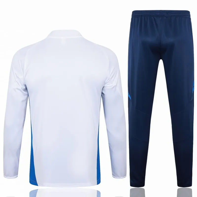 Italienische Langarm-Sportkleidung + Hosen 2024/25 - weiß