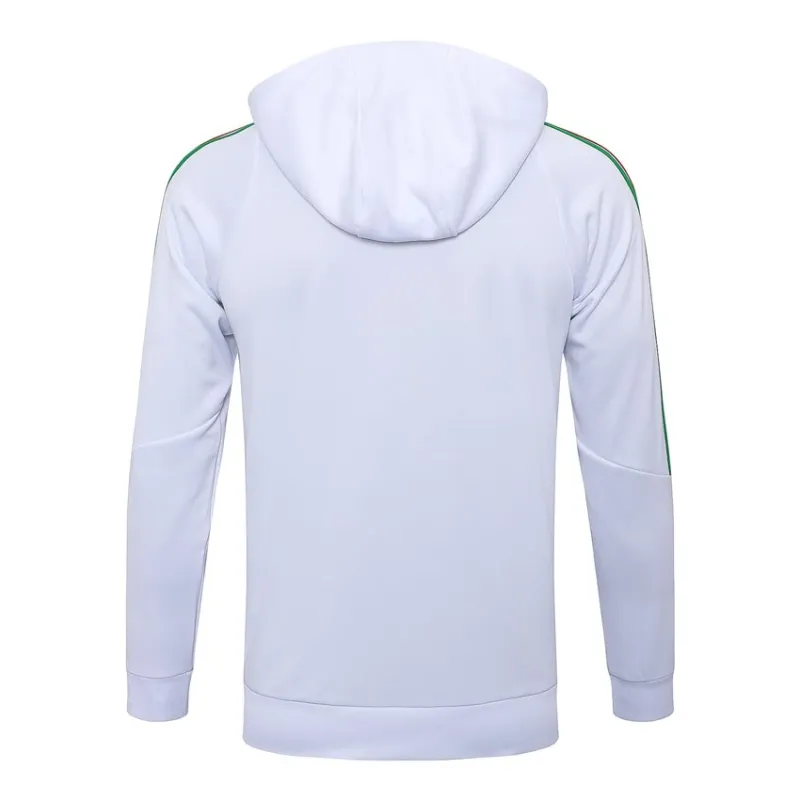 Italienische Hooded-Sportkleidung + Hosen 2024/25 - weiß
