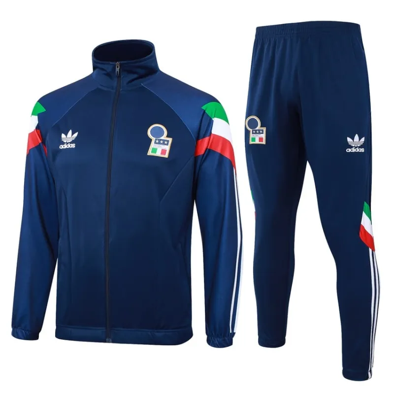 Italienische Sportjacke + Hosen 2024/25 - blau