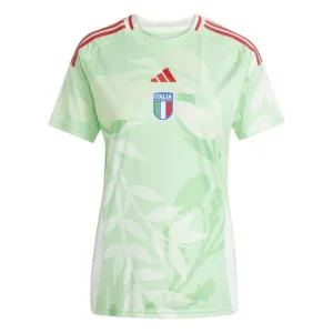 Italia 2024 EURO Visitante Camiseta Mujer Verde Claro