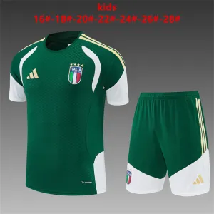 Italien 2026/27 Kinder Trainingsanzug grün