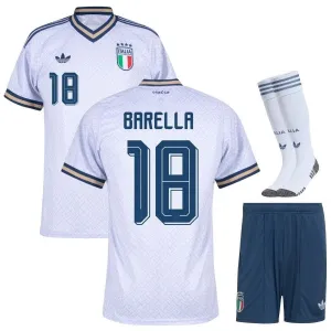 Italien BARELLA 2026/27 Auswärtstrikot Kinder Weiß