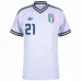 Italia BASTONI 2026/27 Maglia Trasferta Bianco