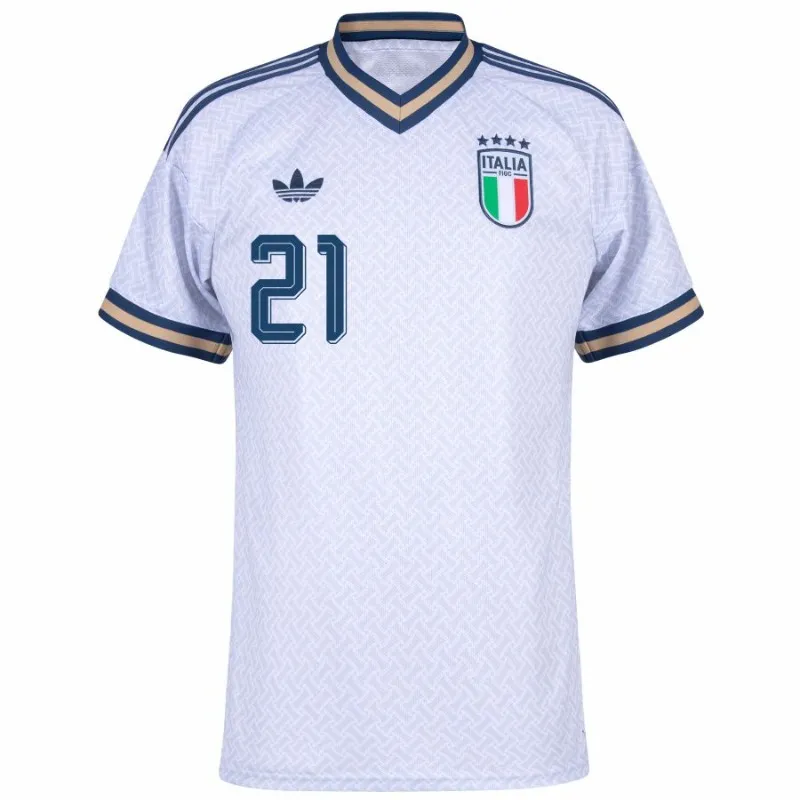 Italia BASTONI 2026/27 Maglia Trasferta Bianco
