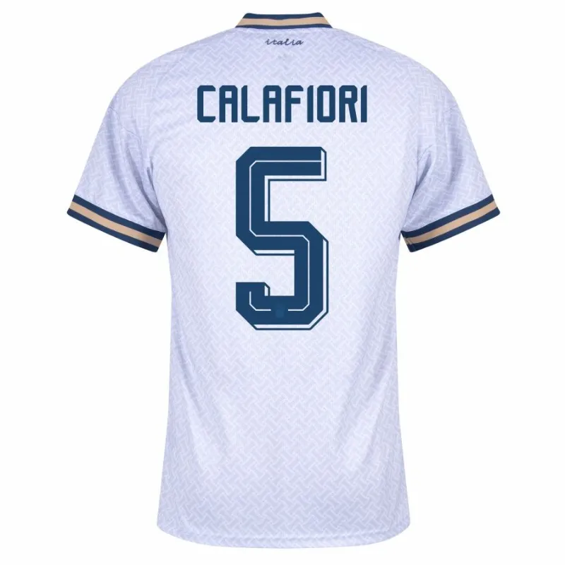 Maillot Extérieur Italie CALAFIORI 2026/27 Blanc
