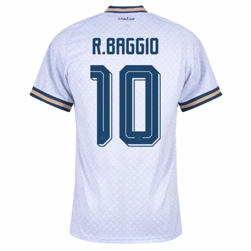 Maillot Extérieur Italie R.BAGGIO 2026/27 Blanc