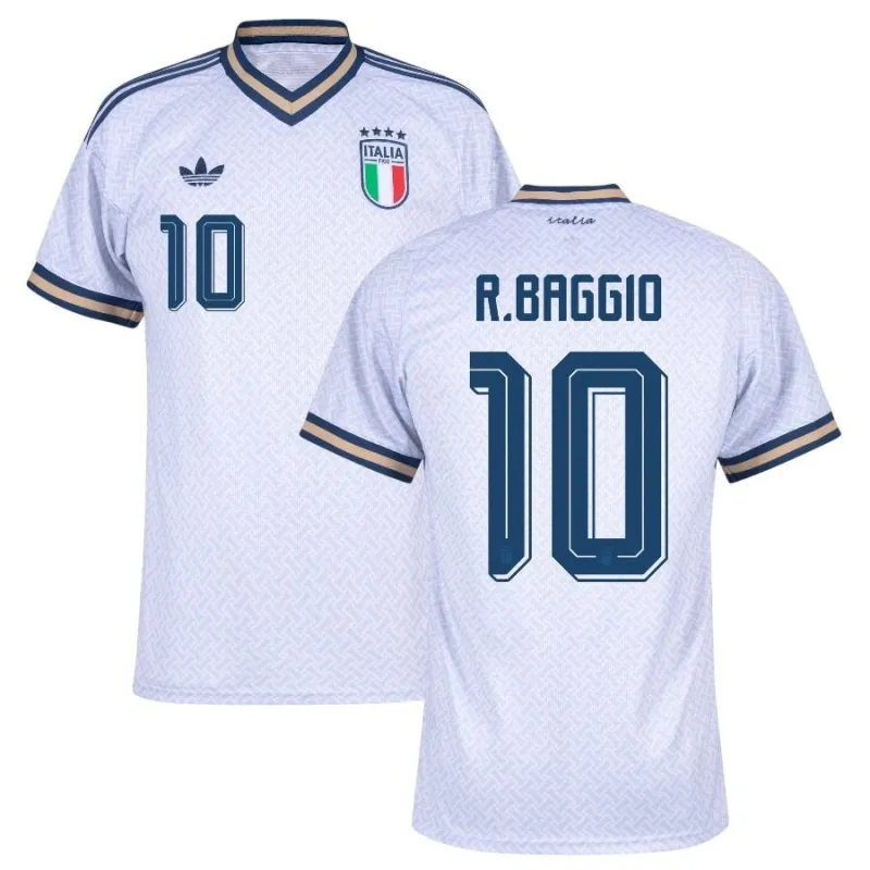 Maillot Extérieur Italie R.BAGGIO 2026/27 Blanc