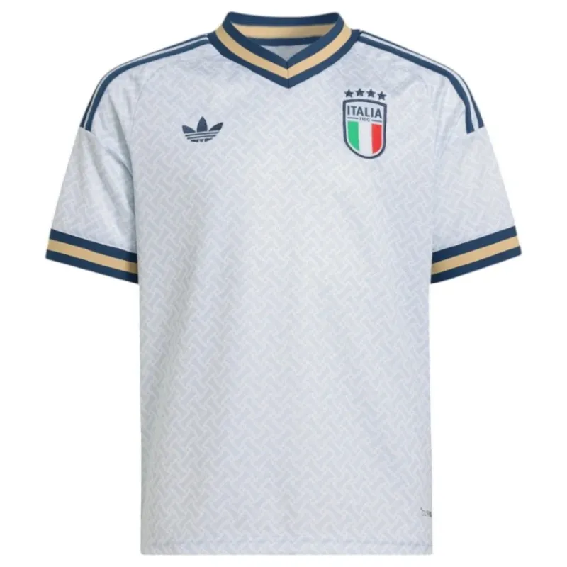 Italia 2026/27 camiseta visita niño blanca