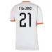 Maillot Extérieur Pays-Bas F. DE JONG 2026/27 Blanc