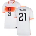 Maillot Extérieur Pays-Bas F. DE JONG 2026/27 Blanc