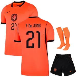 Niederlande F. DE JONG 2026/27 Heimtrikot Kinder Orange
