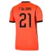 Niederlande F. DE JONG 2026/27 Heimtrikot Orange