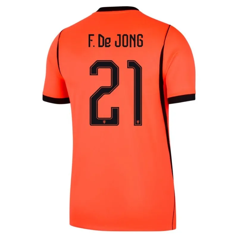 Niederlande F. DE JONG 2026/27 Heimtrikot Orange