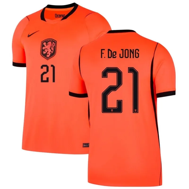 Niederlande F. DE JONG 2026/27 Heimtrikot Orange