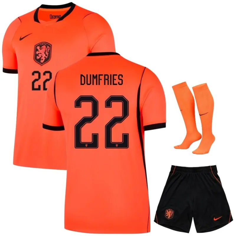 Niederlande DUMFRIES 2026/27 Heimtrikot Kinder Orange