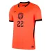 Maillot Domicile Pays-Bas DUMFRIES 2026/27 Orange