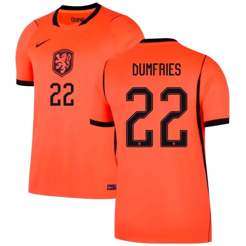 Maillot Domicile Pays-Bas DUMFRIES 2026/27 Orange