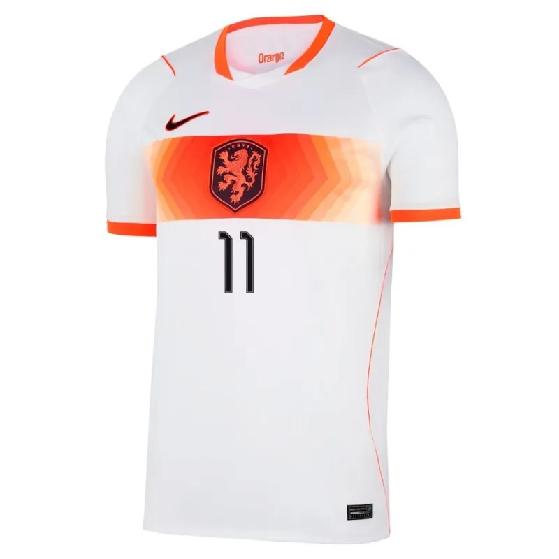Maillot Extérieur Pays-Bas GAKPO 2026/27 Blanc