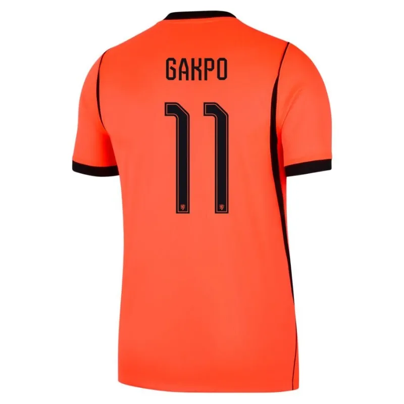 Paesi Bassi GAKPO 2026/27 Maglia Casa Bambino Arancione