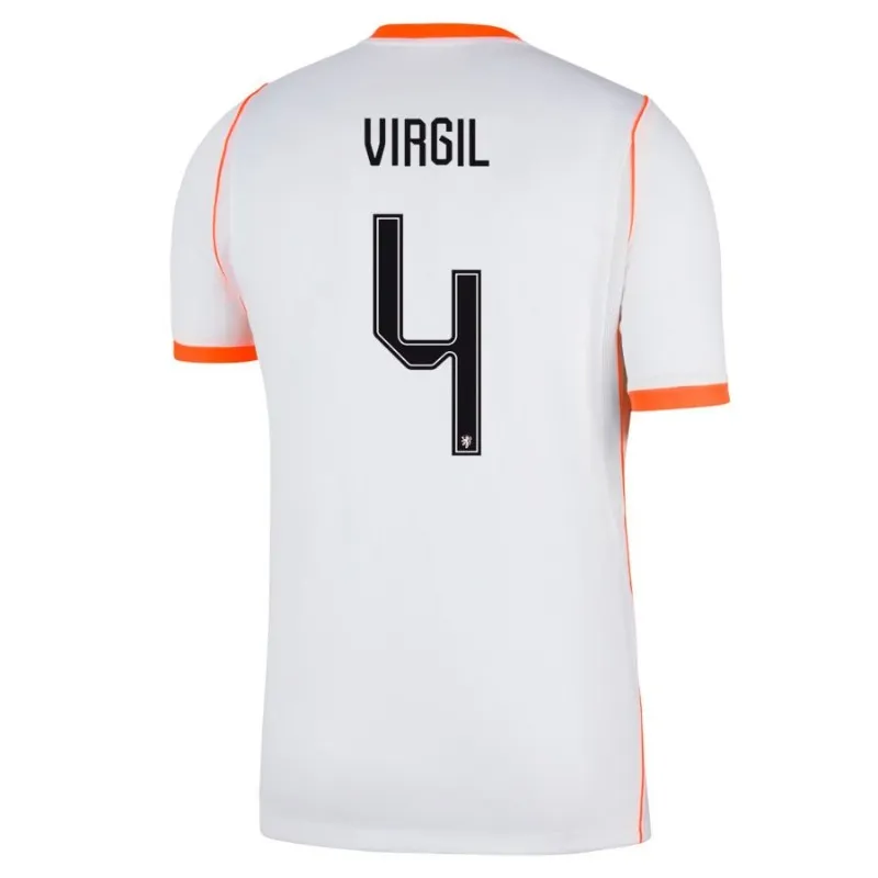 Maillot Extérieur Pays-Bas VIRGIL 2026/27 Blanc