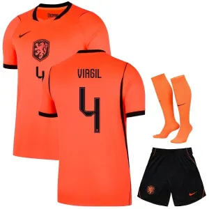 Kit Domicile Enfant Pays-Bas VIRGIL 2026/27 Orange