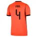 Kit Domicile Enfant Pays-Bas VIRGIL 2026/27 Orange