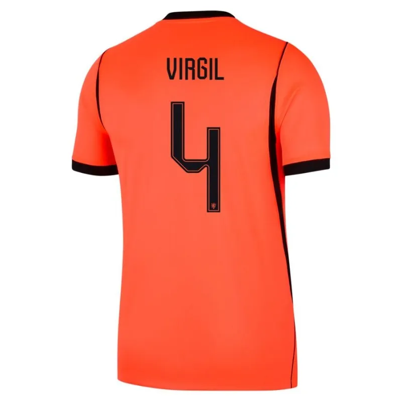 Kit Domicile Enfant Pays-Bas VIRGIL 2026/27 Orange