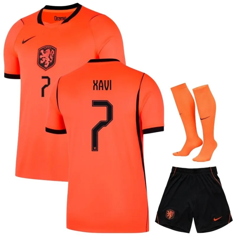 Niederlande XAVI 2026/27 Heimtrikot Kinder Orange