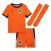 Set di maglia di casa per bambini dei Paesi Bassi 2024/25 - arancione